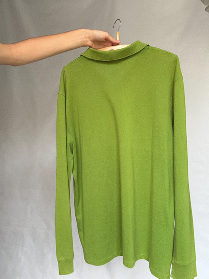 Ralph Lauren Green Long Sleeve Polo Shirt — additional view 8
