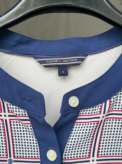 Tommy Hilfiger red and blue checkered dress, Lightweight summer dress,