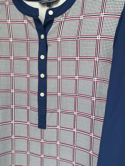 Tommy Hilfiger red and blue checkered dress, Lightweight summer dress,