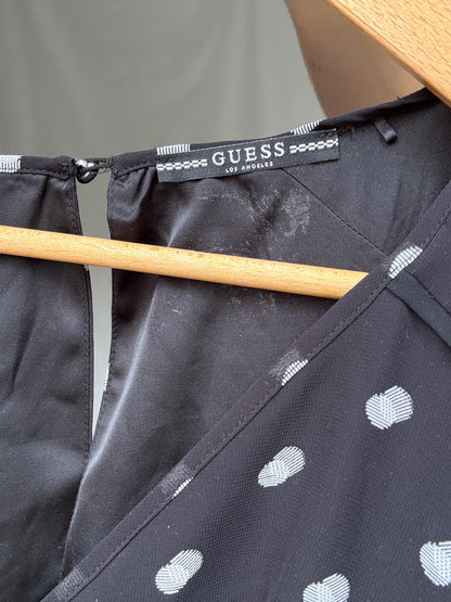 Black Polka Dot V-Neck Bodysuit — additional view 13