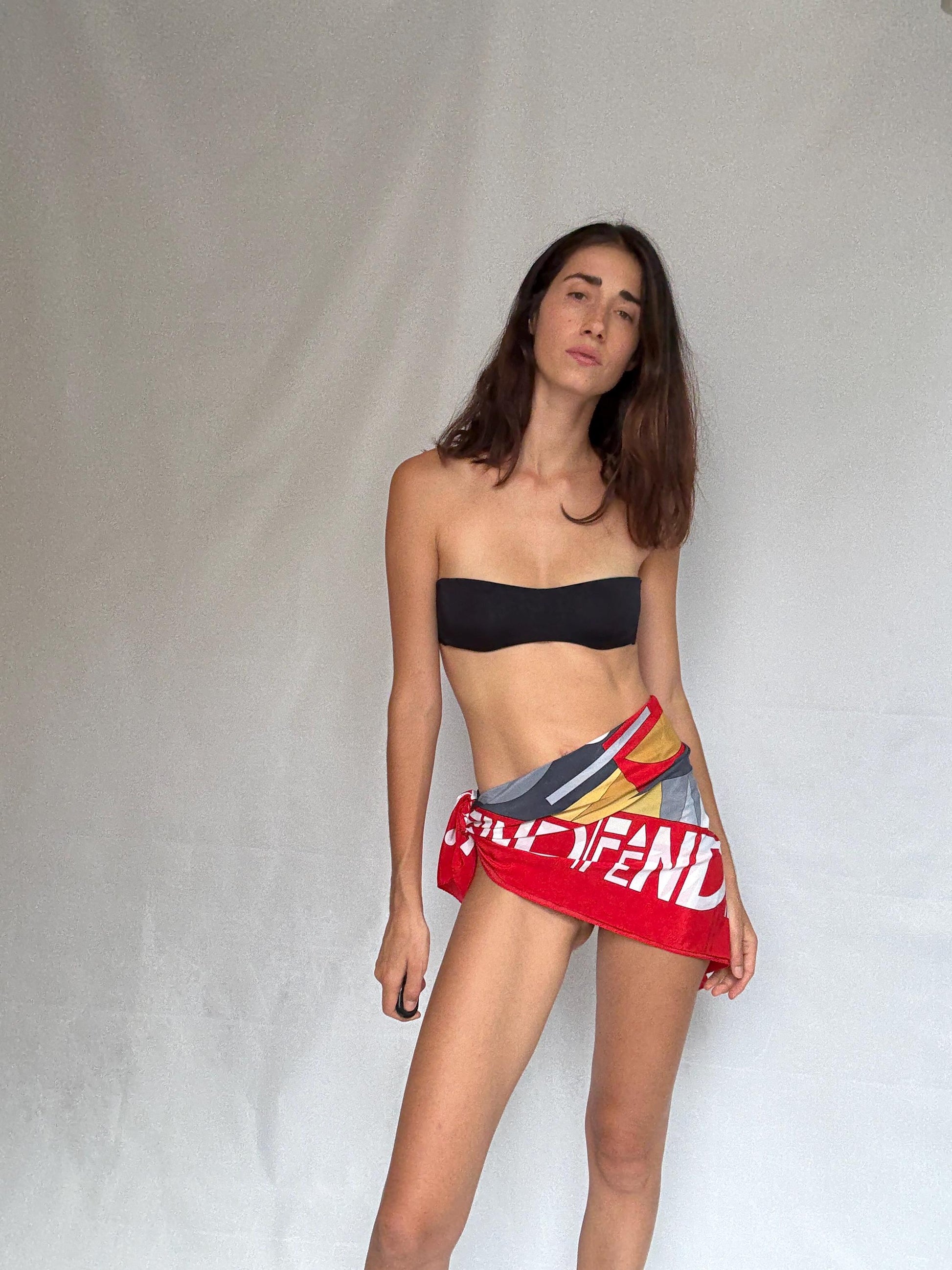 Vintage scarf, Fun playful summer top, Colourful wrap around accessory, Old money vibe, Sexy design pareo, Pool party skirt