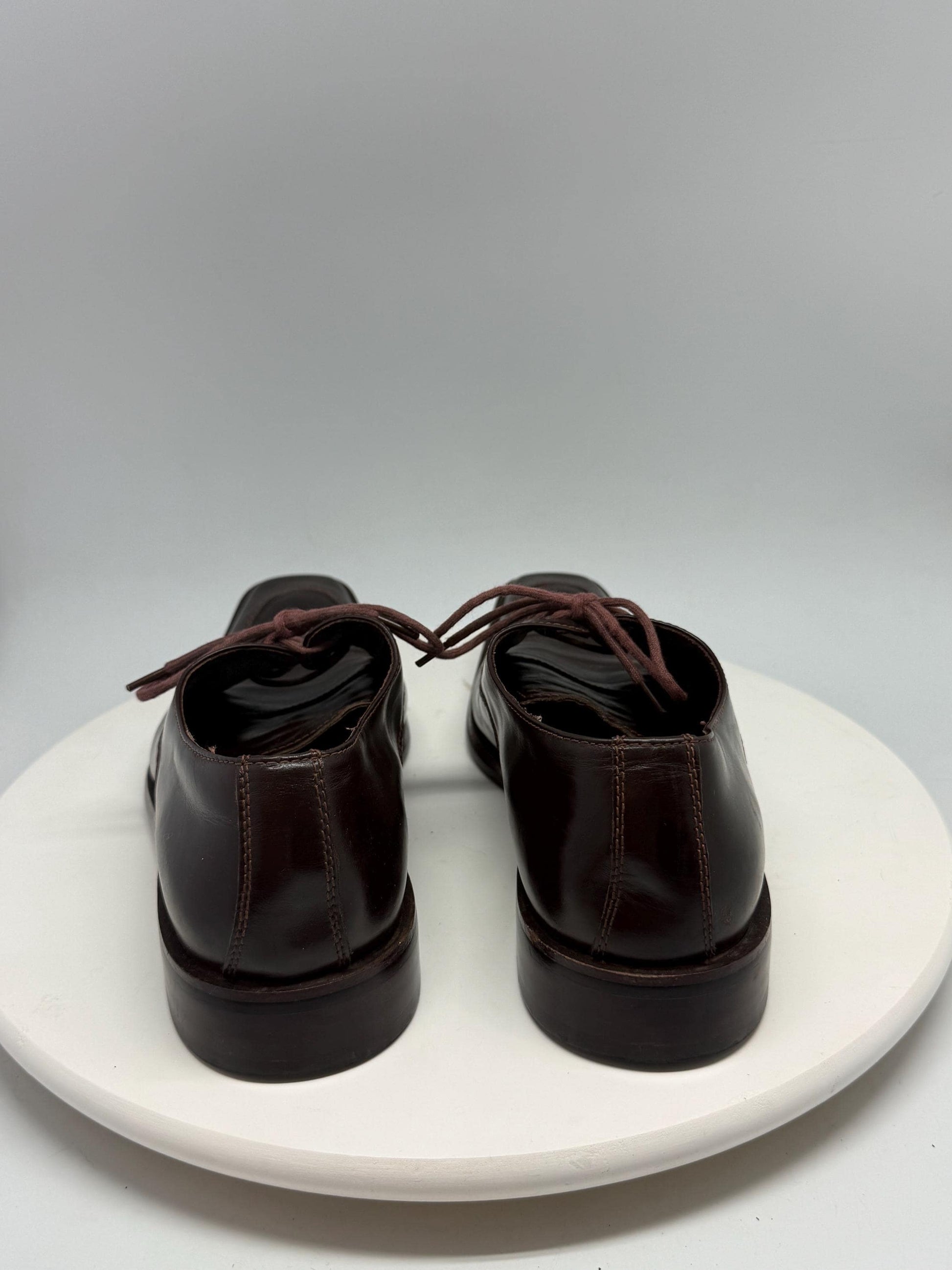 Dark Brown Genuine Leather Dress Shoes — additional view 6