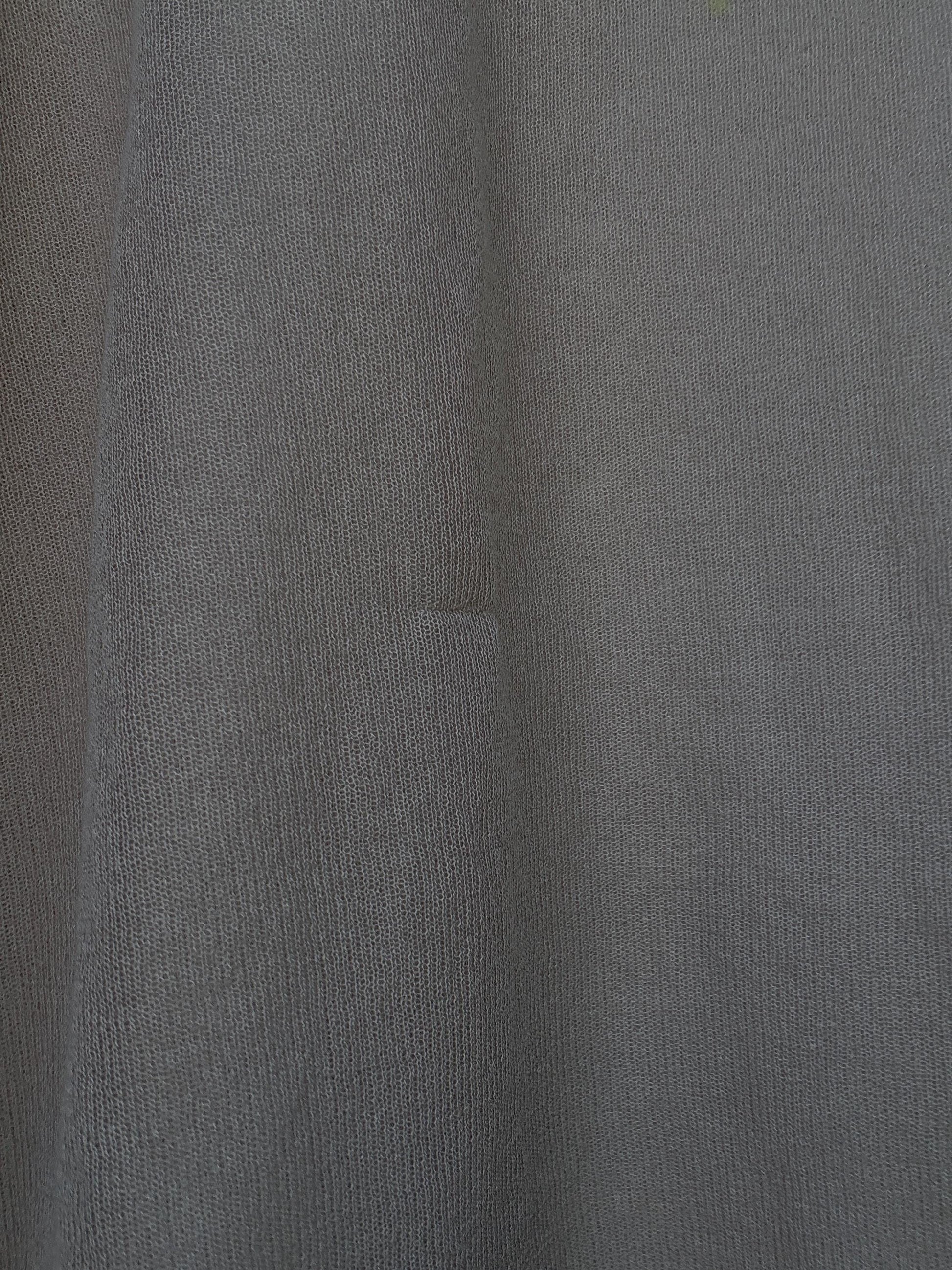 Beige Cotton Cardigan with Ribbed Detailing — additional view 18