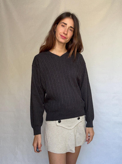 Pierre Cardin Wool Blend Dark Sweater — additional view 7