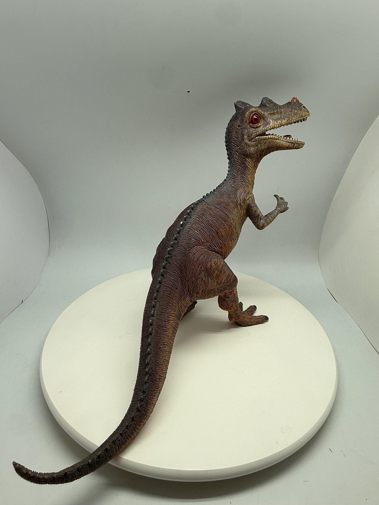 Large Dinosaur Figurine for Kids Room — fabric close-up