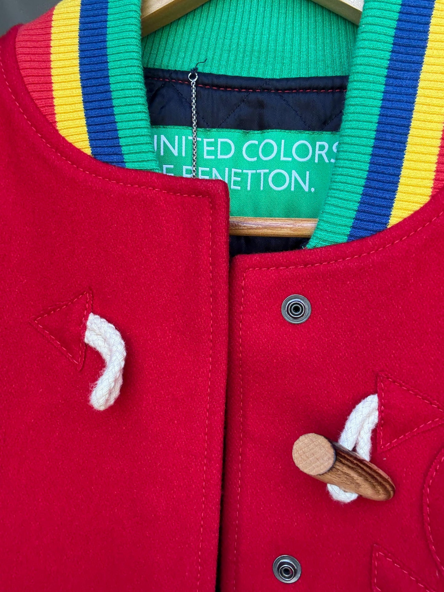 Retro 80s Red Cotton Jacket — additional view 18