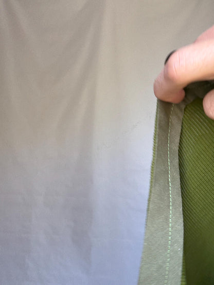 Olive Cotton Scoop Neck Dress — additional view 16