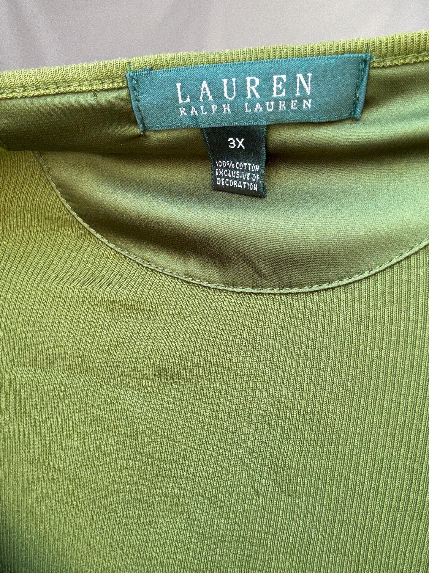 Olive Cotton Scoop Neck Dress — additional view 15