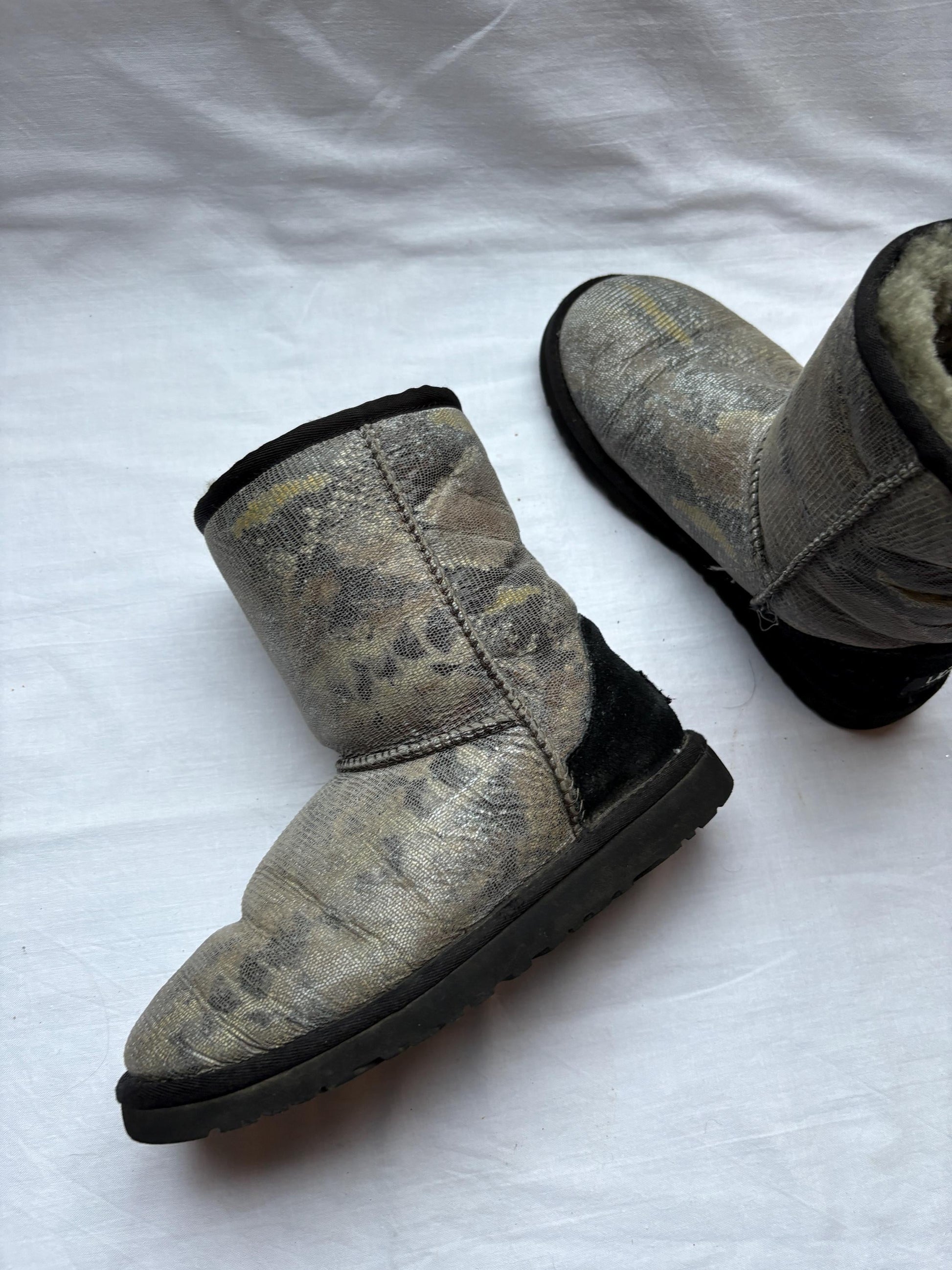 Snake Print Booties in Cozy Chic Style — additional view 11