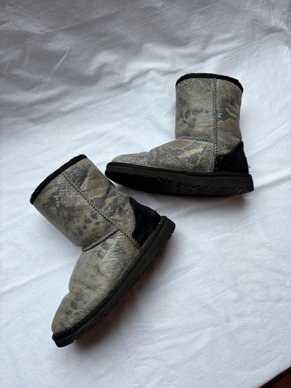 Snake Print Booties in Cozy Chic Style — additional view 12