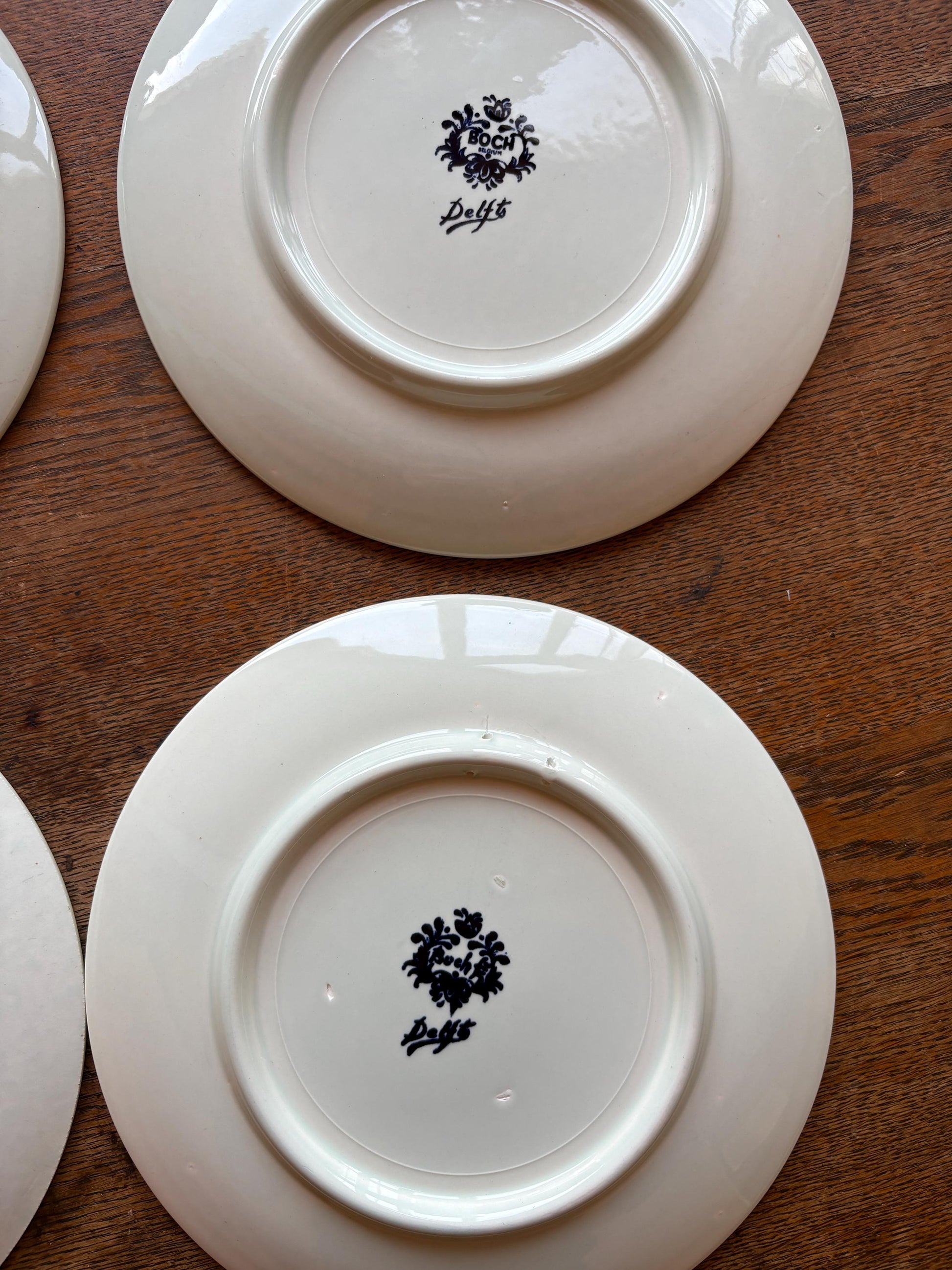 Delfts Blue Vintage Plate Set of Four — additional view 13
