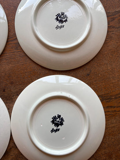 Delfts Blue Vintage Plate Set of Four — additional view 13