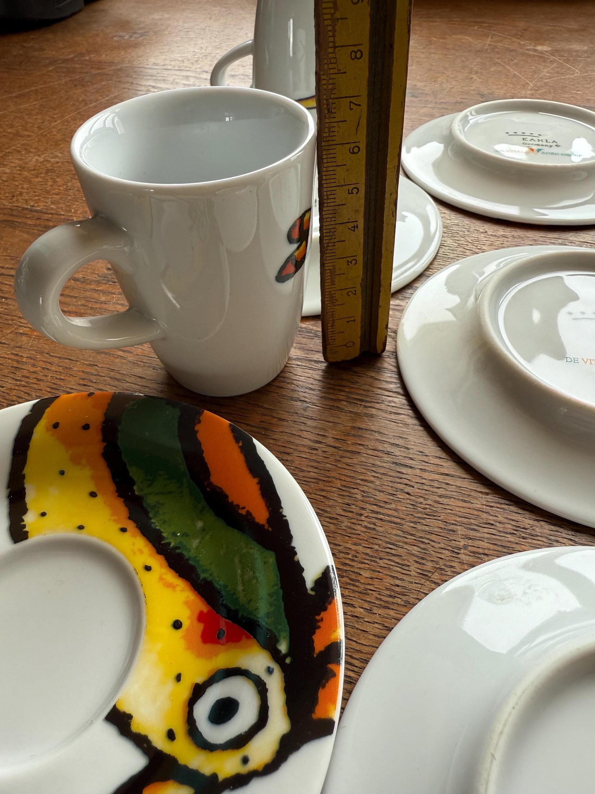 Kahla Espresso Cup Set With Abstract Saucers — additional view 13