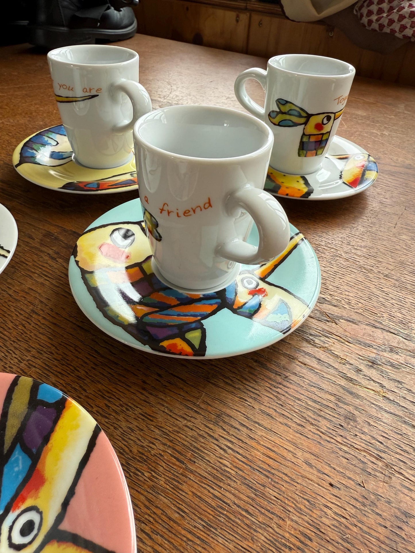 Kahla Espresso Cup Set With Abstract Saucers — additional view 7