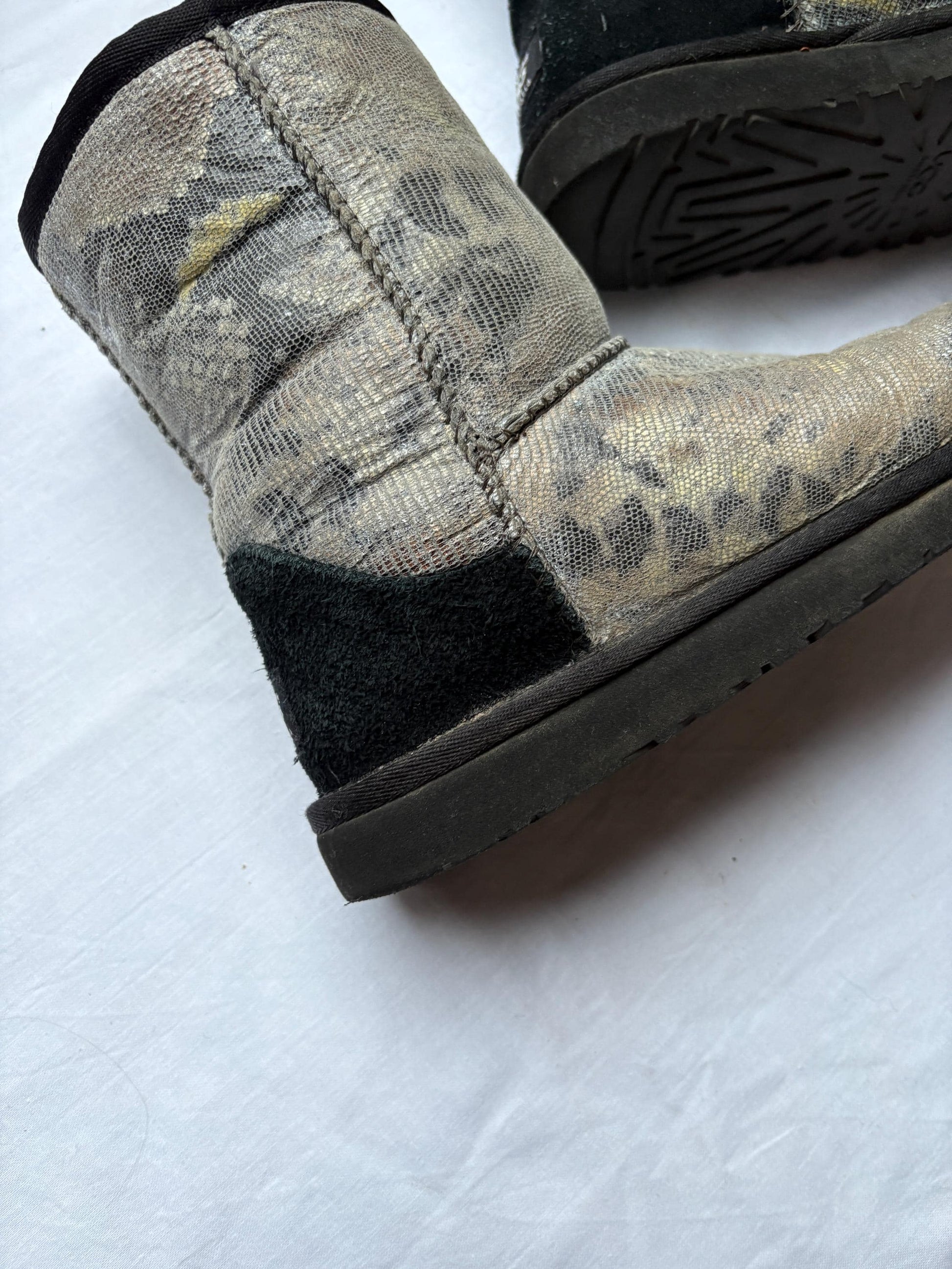 Snake Print Booties in Cozy Chic Style — additional view 5