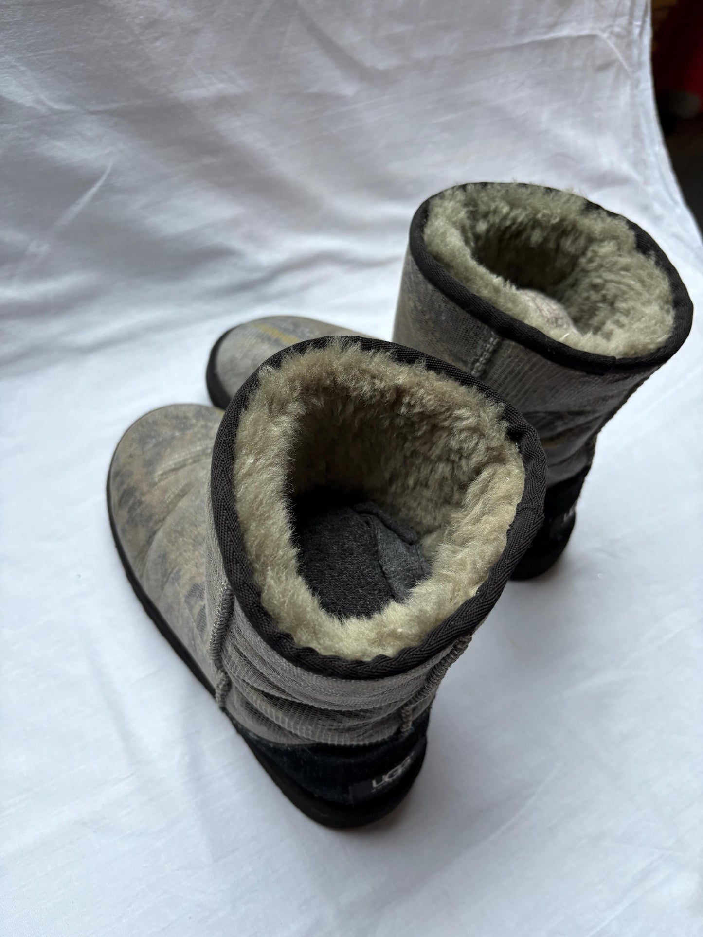 Snake Print Booties in Cozy Chic Style — additional view 9