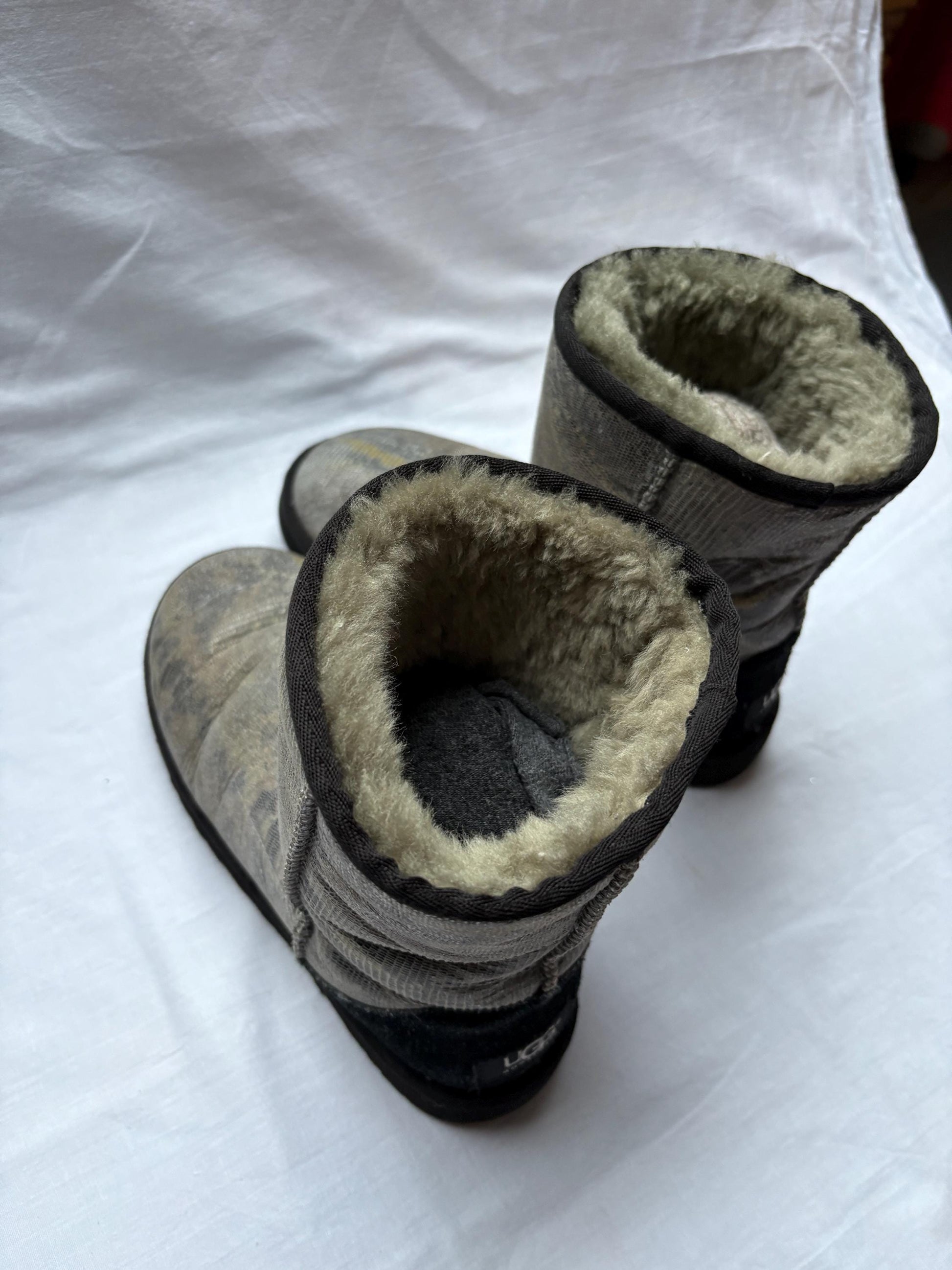 Snake Print Booties in Cozy Chic Style — additional view 9