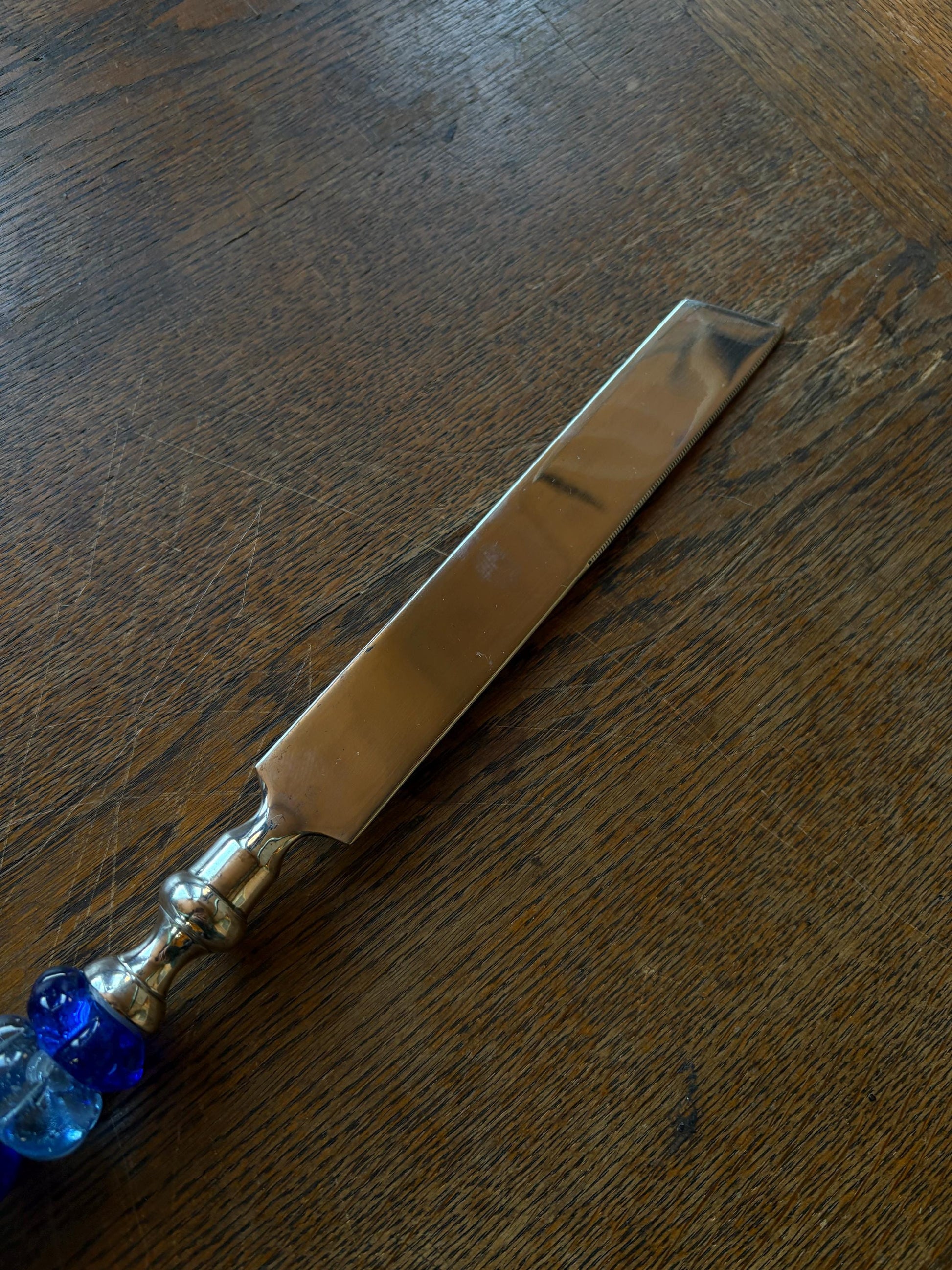 Ornate Silver Plated Butter Knife — additional view 10