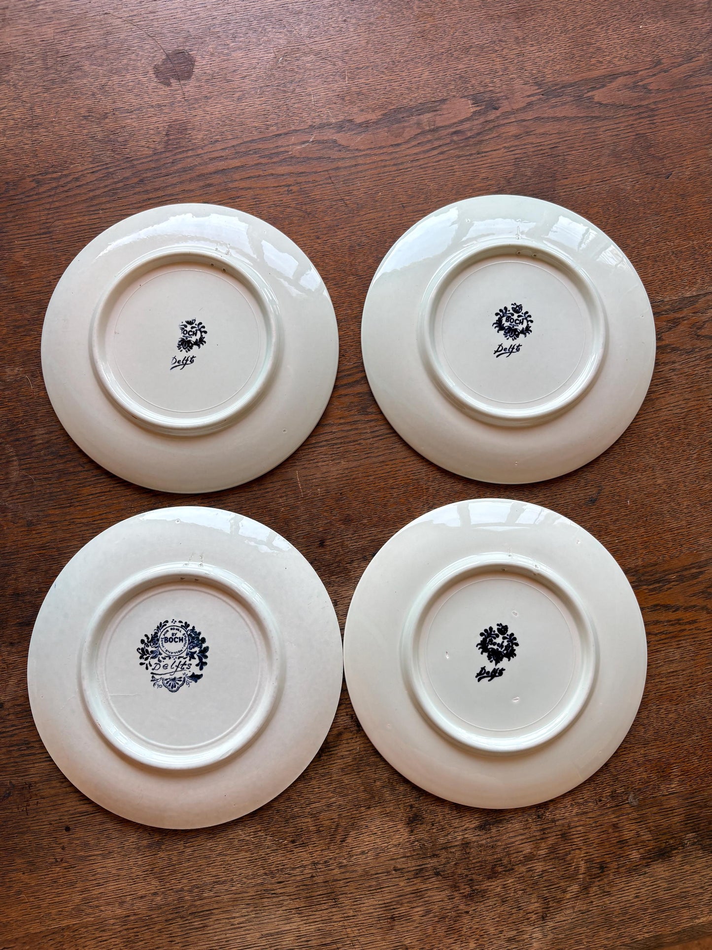 Delfts Blue Vintage Plate Set of Four — additional view 11