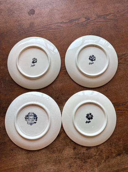 Delfts Blue Vintage Plate Set of Four — additional view 11