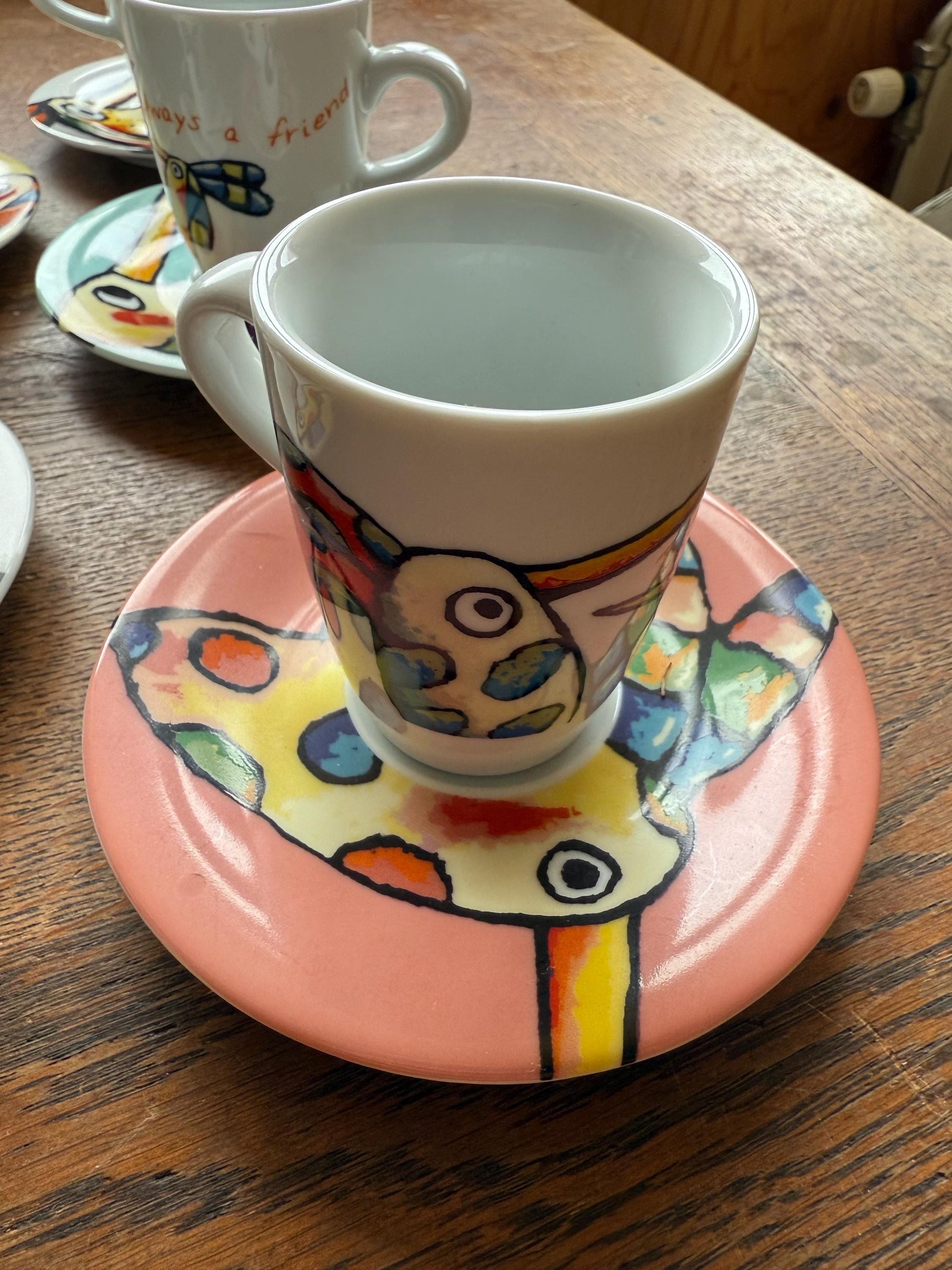 Kahla Espresso Cup Set With Abstract Saucers — additional view 6