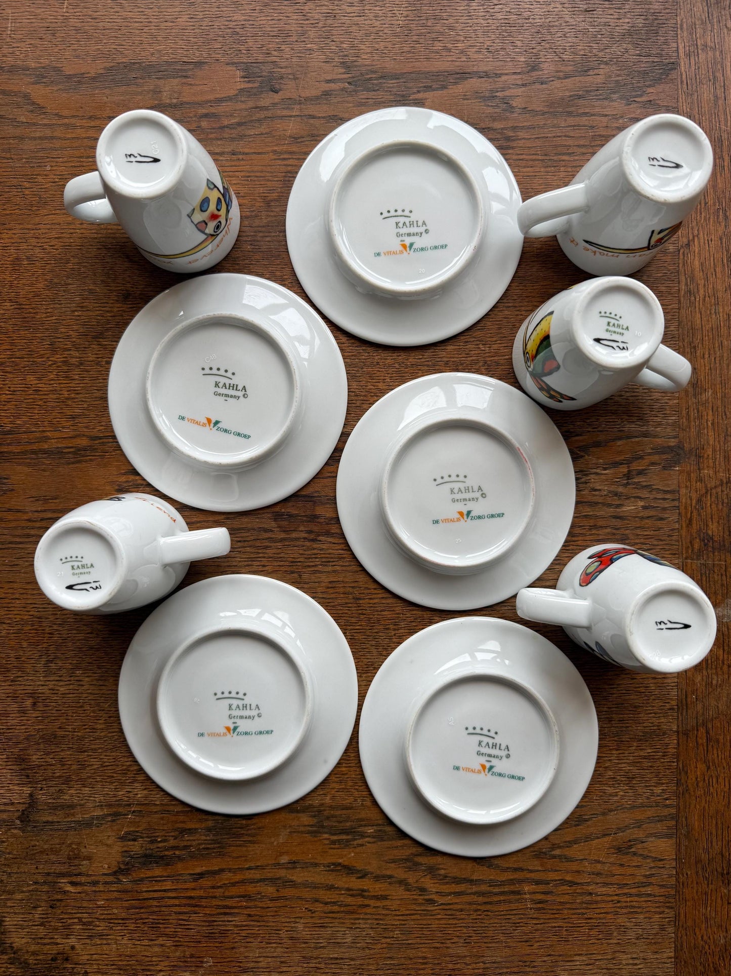 Kahla Espresso Cup Set With Abstract Saucers — additional view 9