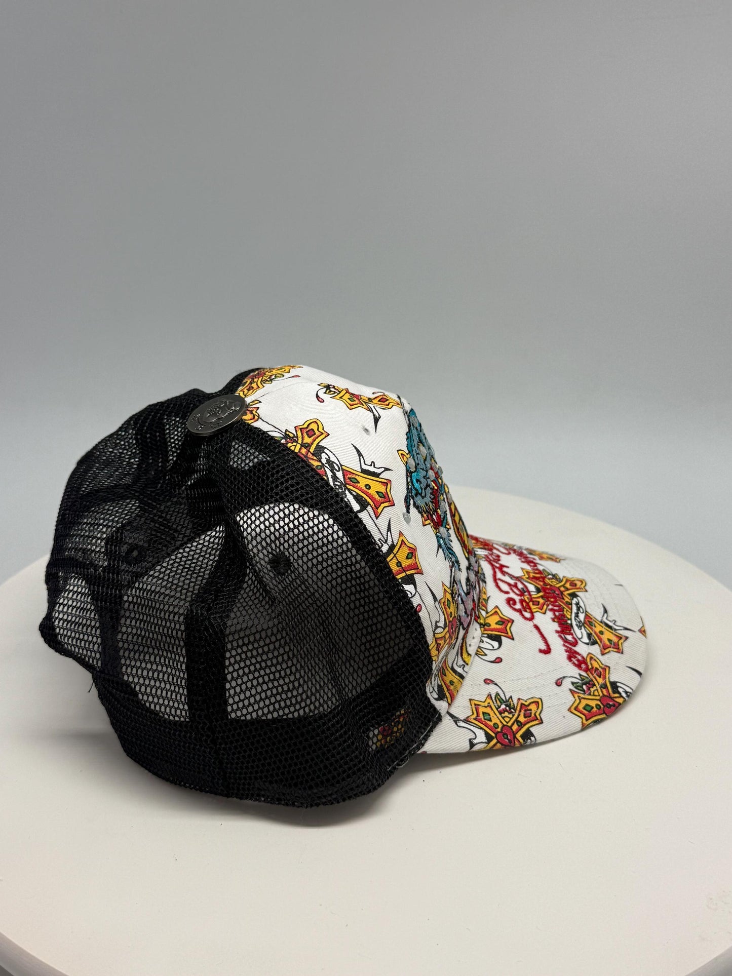 Ed Hardy White Tattoo Trucker Cap — additional view 6
