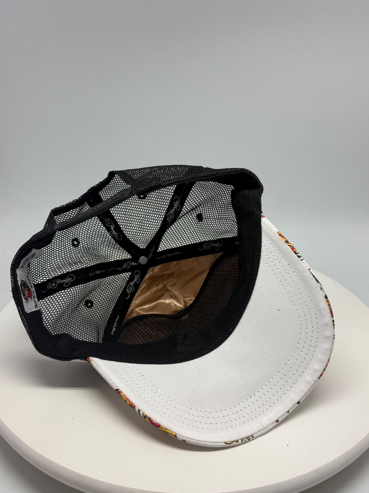 Ed Hardy White Tattoo Trucker Cap — additional view 7