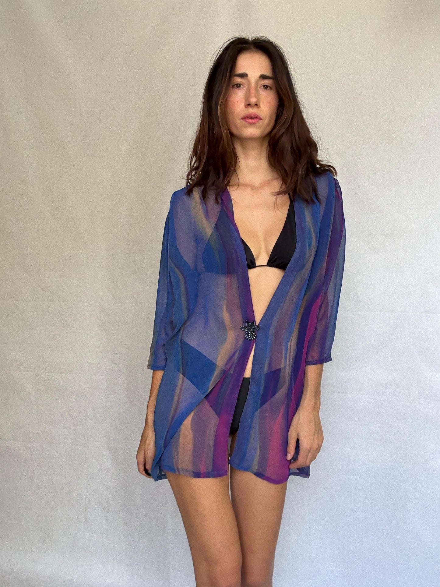 Vintage Sheer Bohemian Beach Cover-Up
