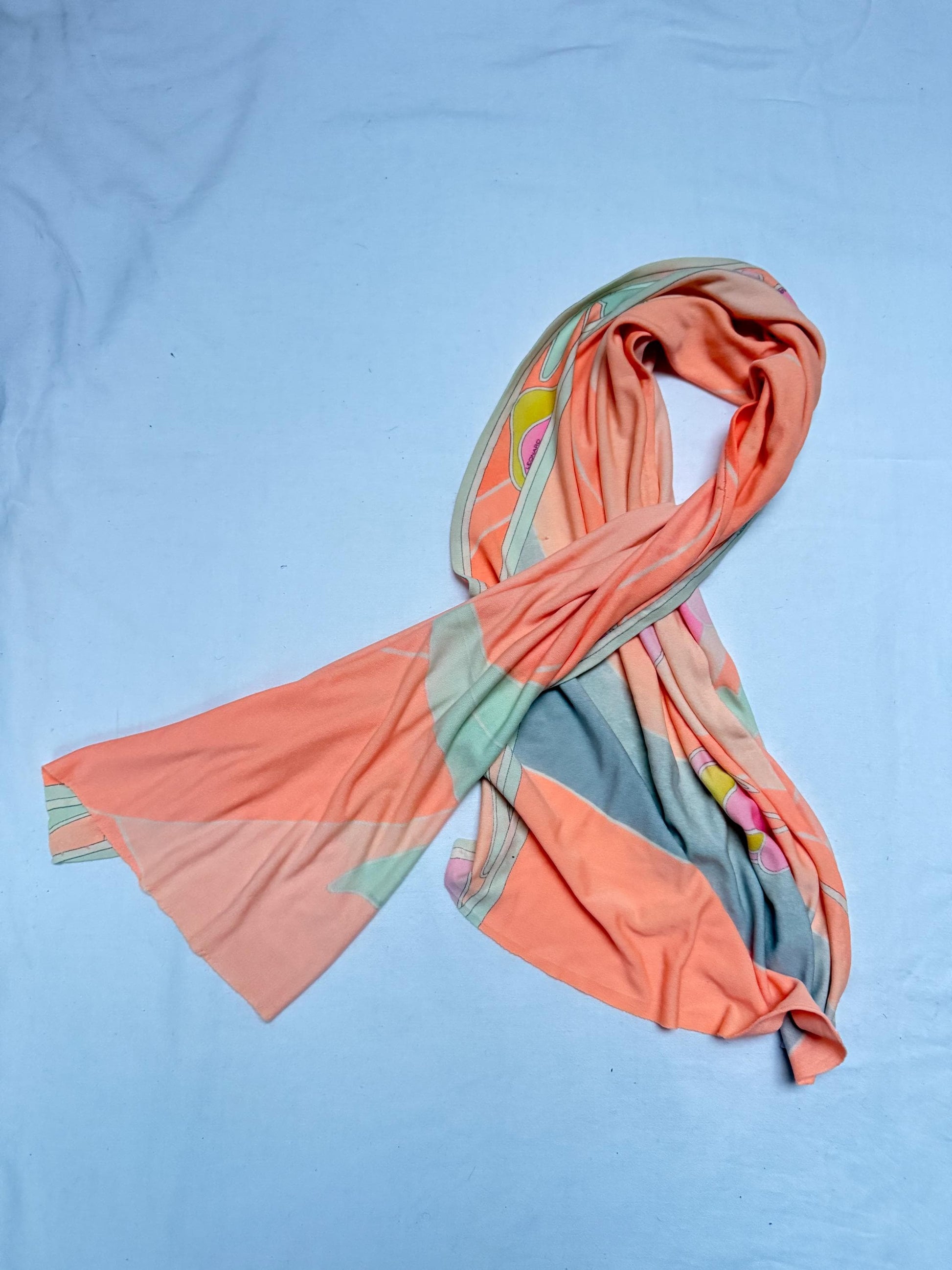 Vintage Leonard Paris Floral Scarf — additional view 10