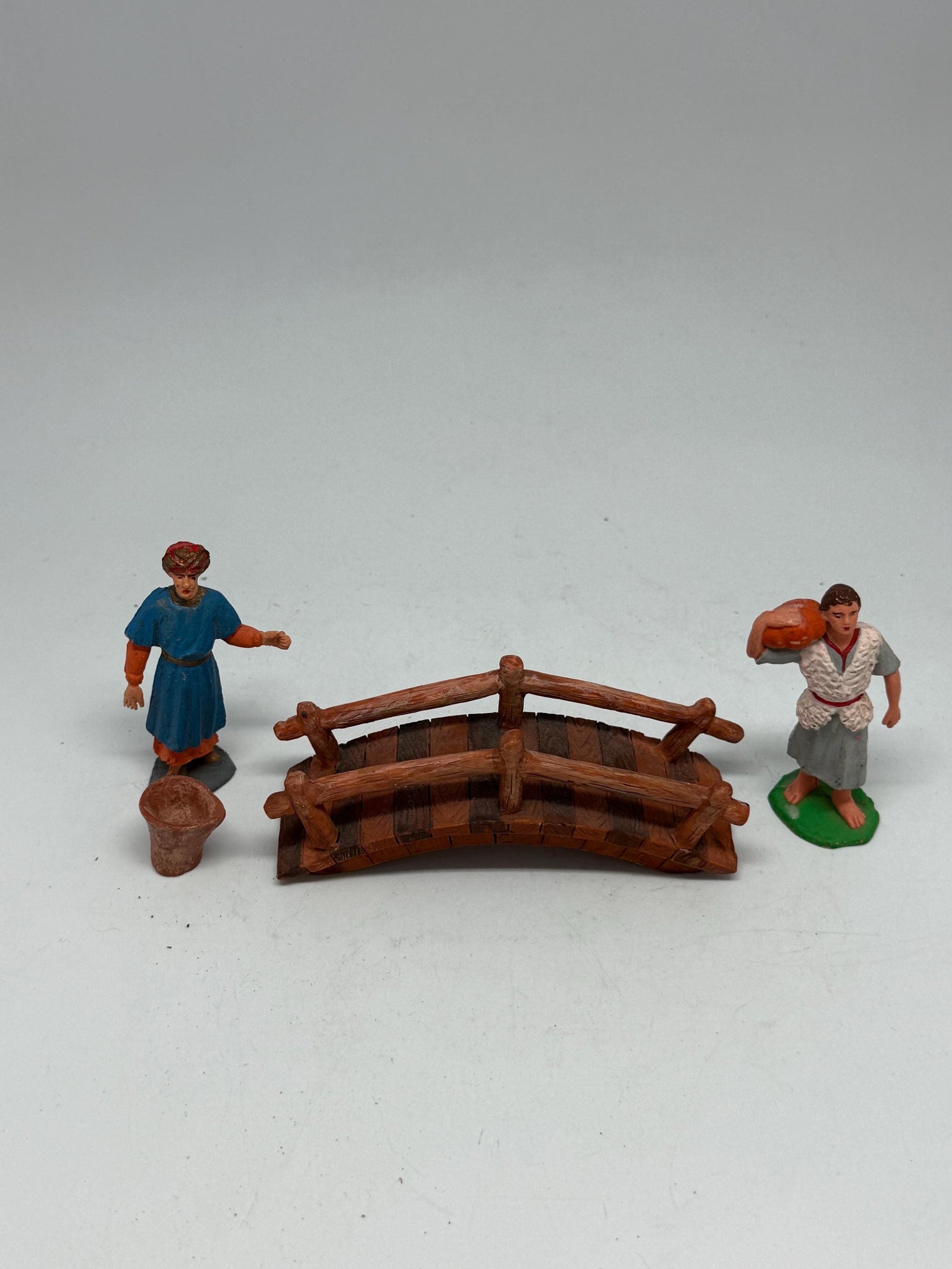 Vintage Painted Nativity Figurine Set — additional view 7
