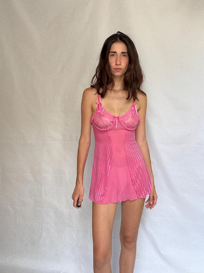 Pink Sheer Lingerie Set — additional view 20