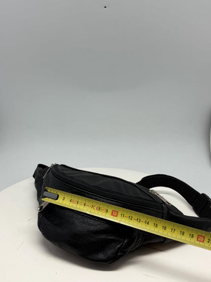 Vintage Black Leather Fanny Pack — additional view 8