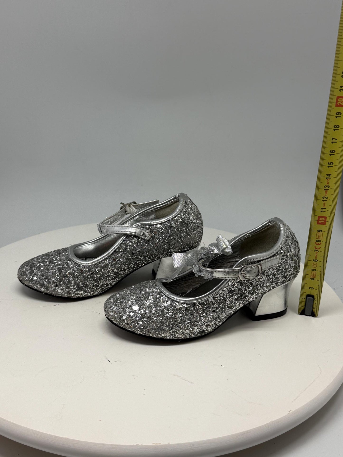 Silver Glitter Mary Jane Shoes For Kids — additional view 6