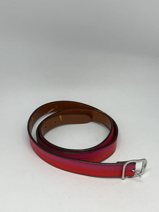 Ralph Lauren Red Pink Leather Belt