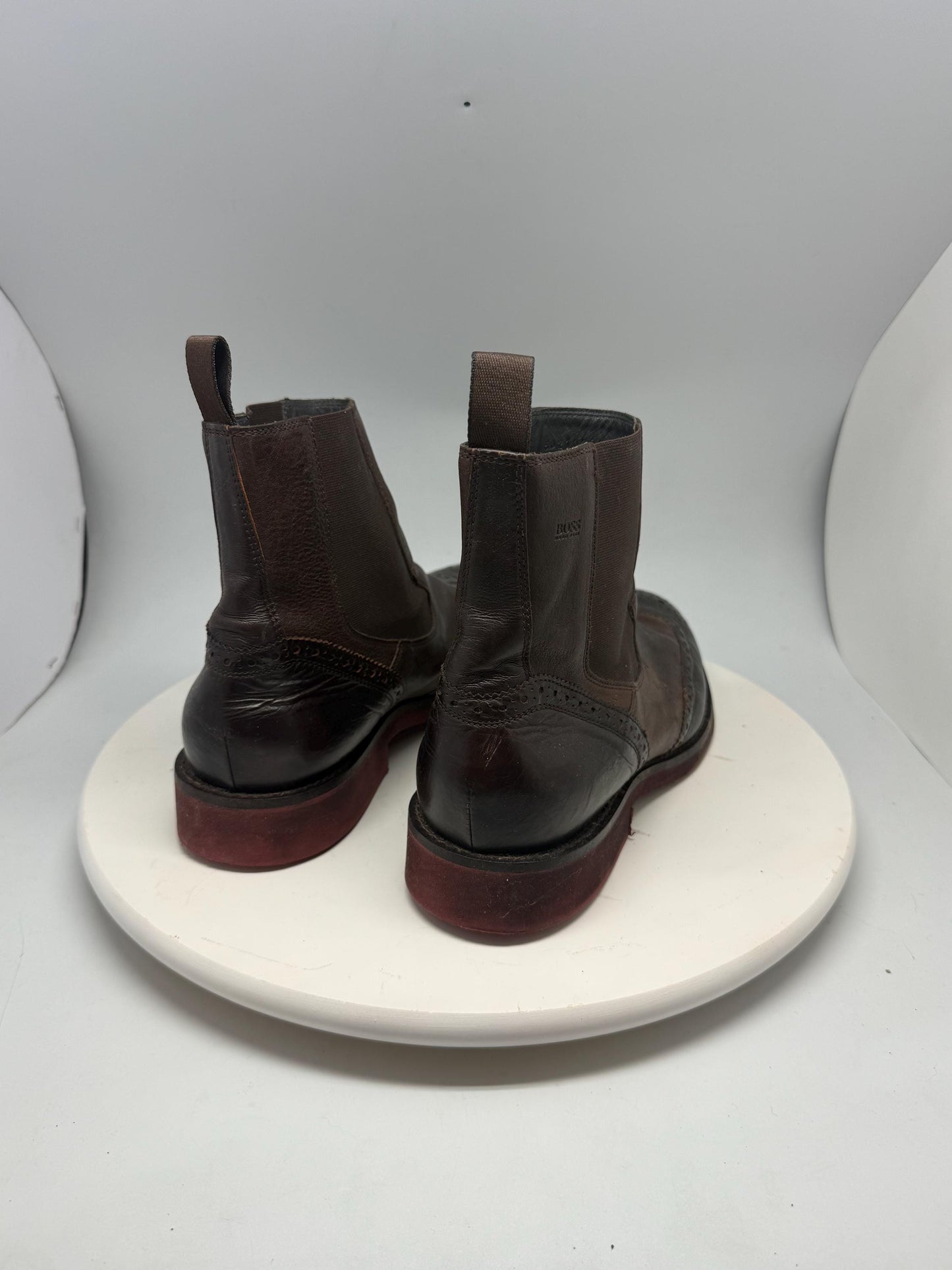 Brown Leather Chelsea Boots — additional view 5