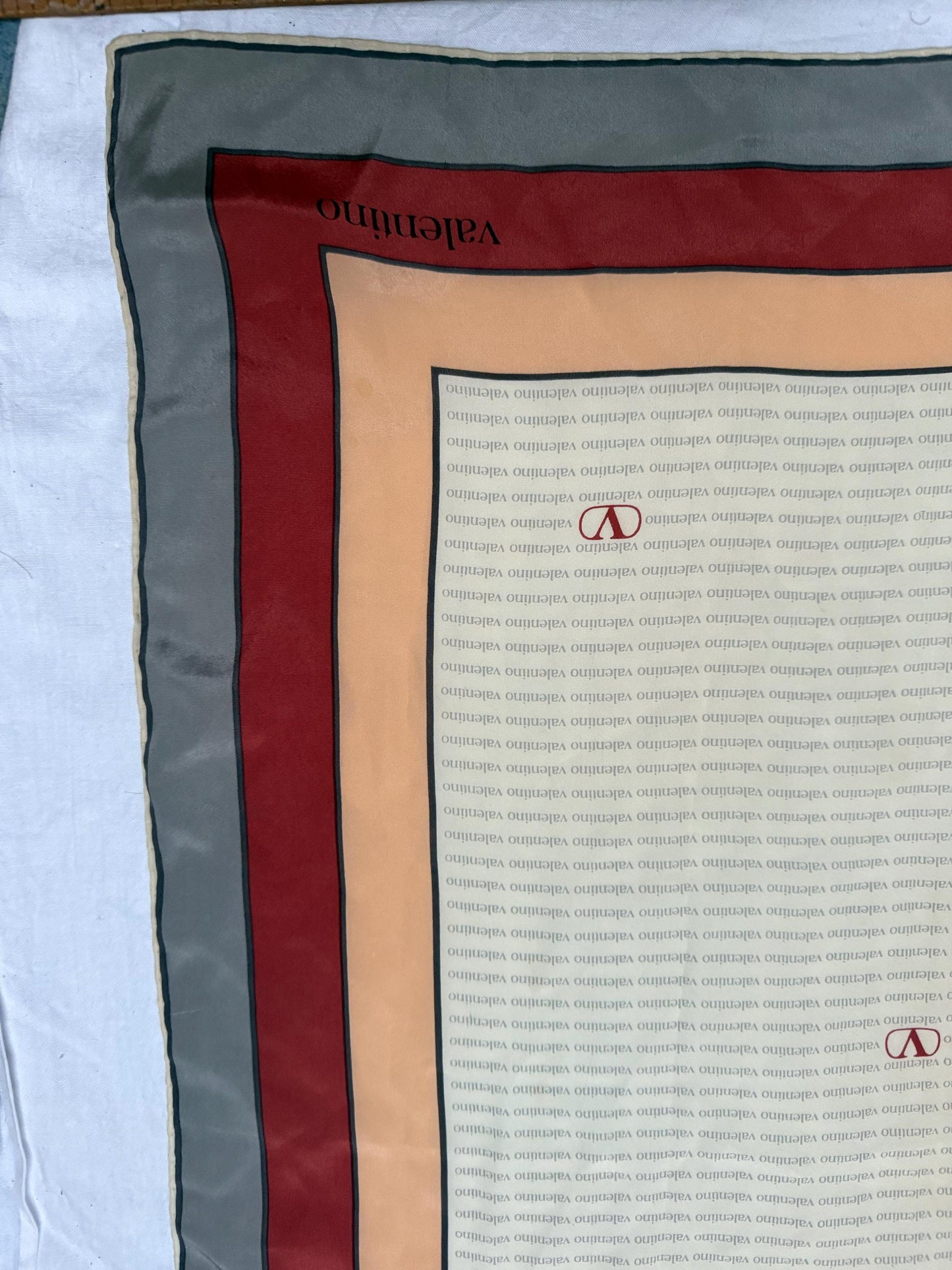 Vintage Valentino Silk Scarf — additional view 5