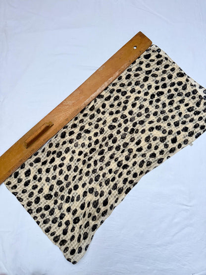 Vintage Black And White Silk Scarf — additional view 5