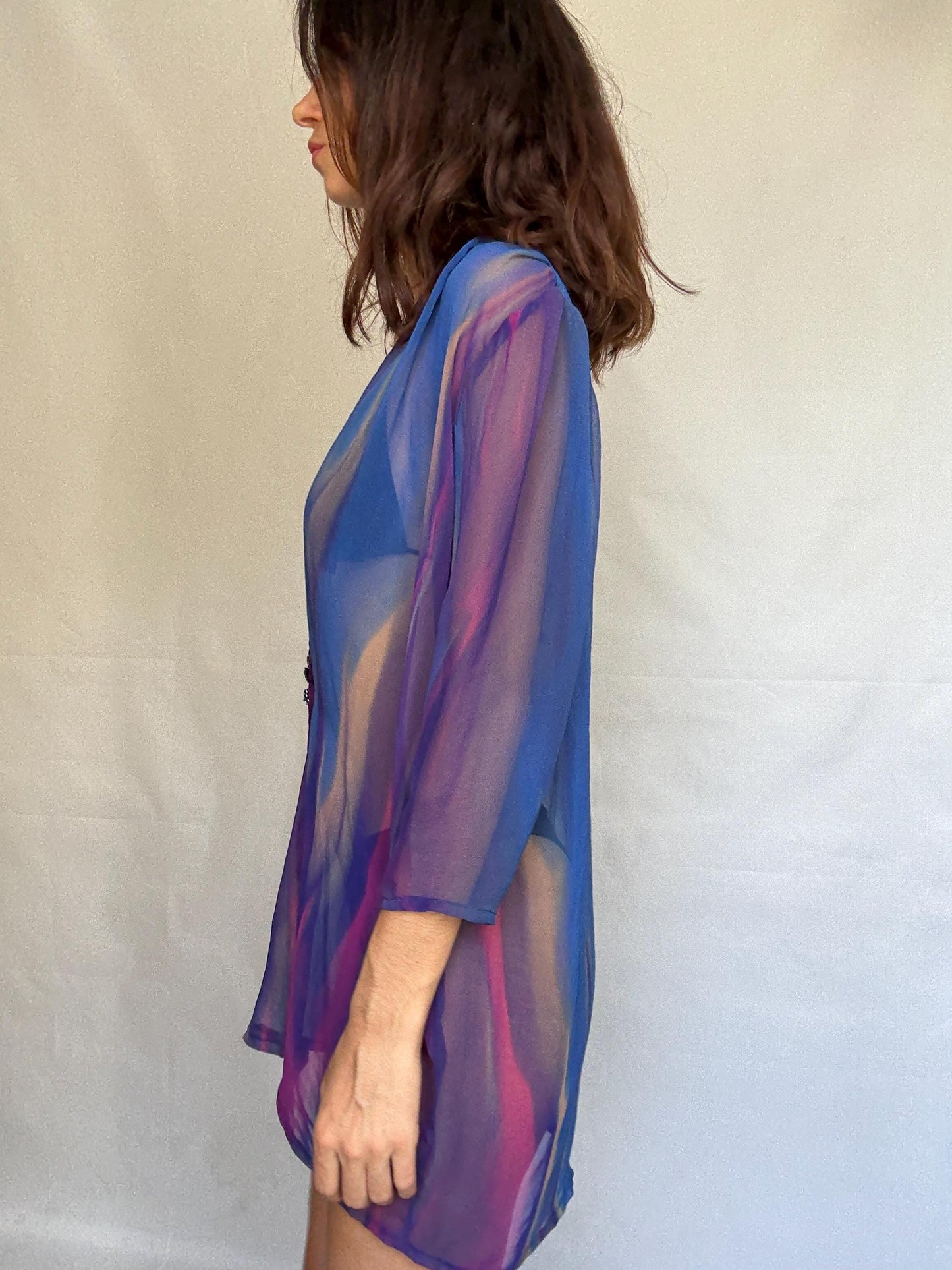 Vintage Sheer Bohemian Beach Cover-Up — additional view 11