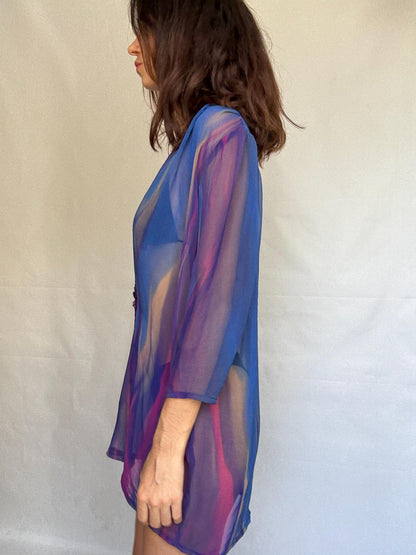 Vintage Sheer Bohemian Beach Cover-Up — additional view 11