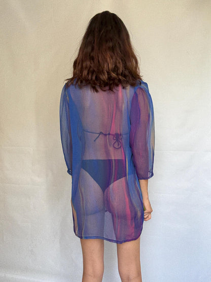 Vintage Sheer Bohemian Beach Cover-Up — additional view 12