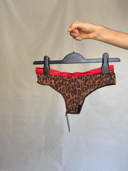 Pussycat Dolls Leopard Print Thongs — back view