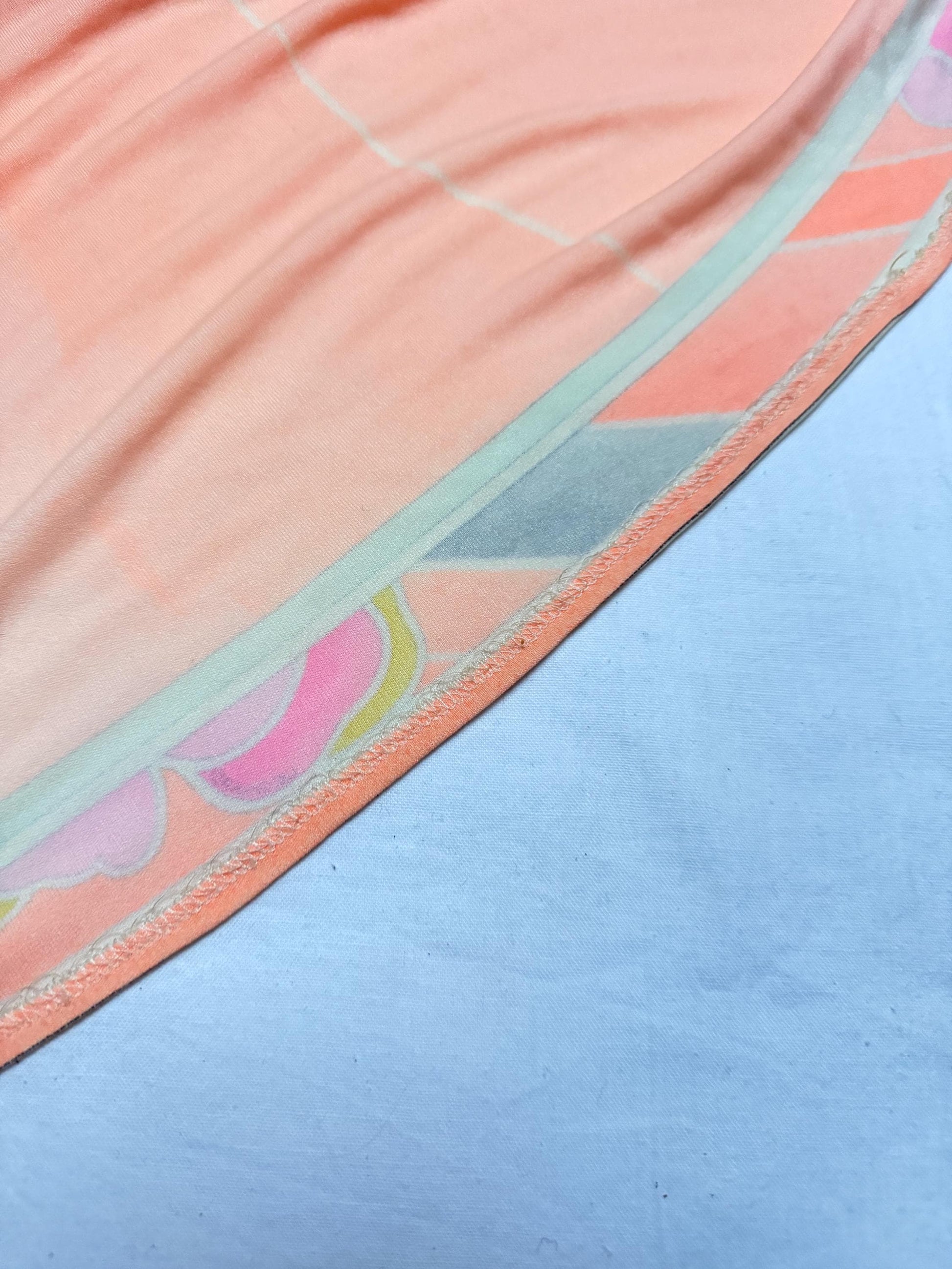 Vintage Leonard Paris Floral Scarf — additional view 14