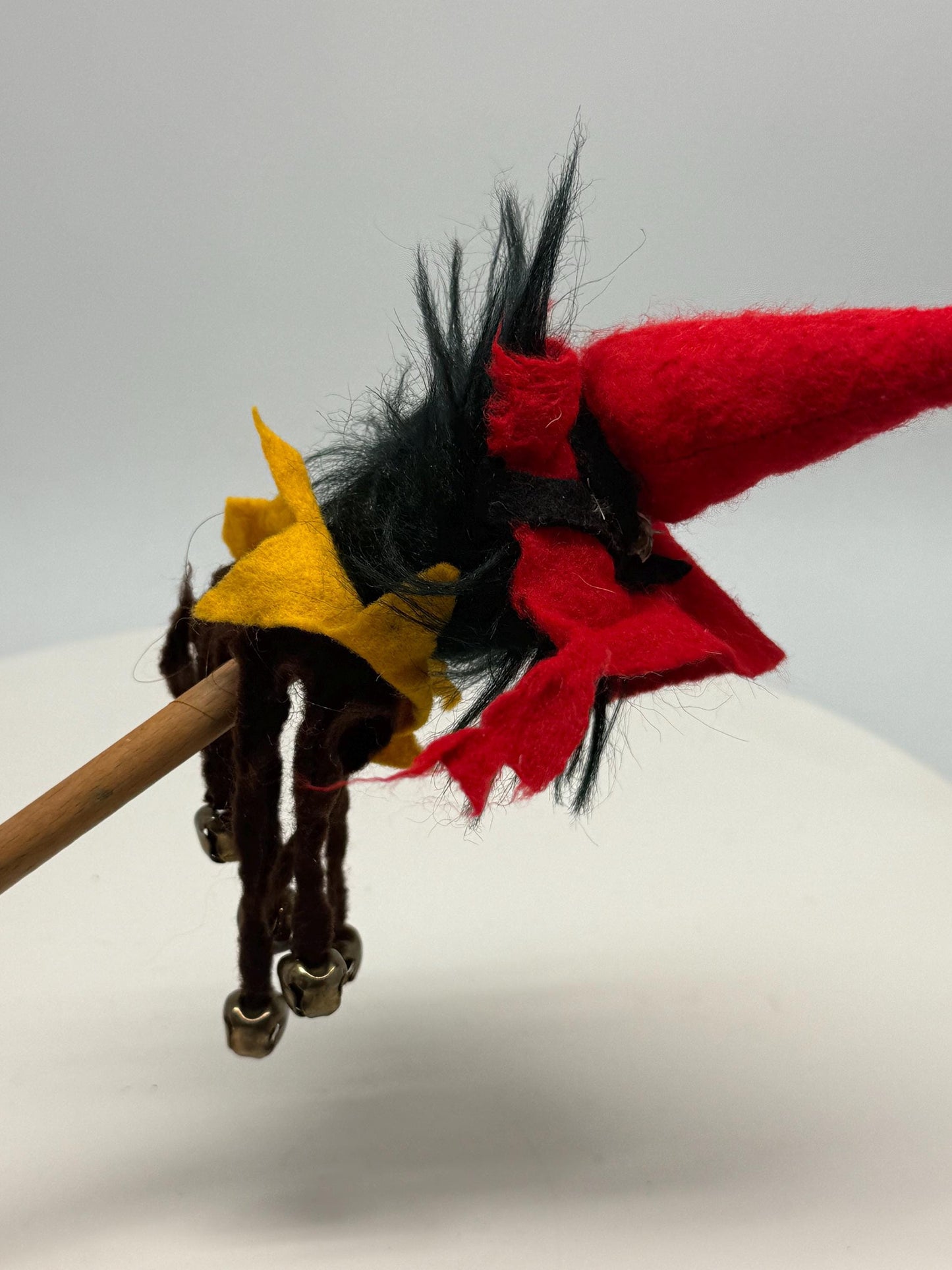 Vintage Jester Marionette Wooden Puppet — additional view 6
