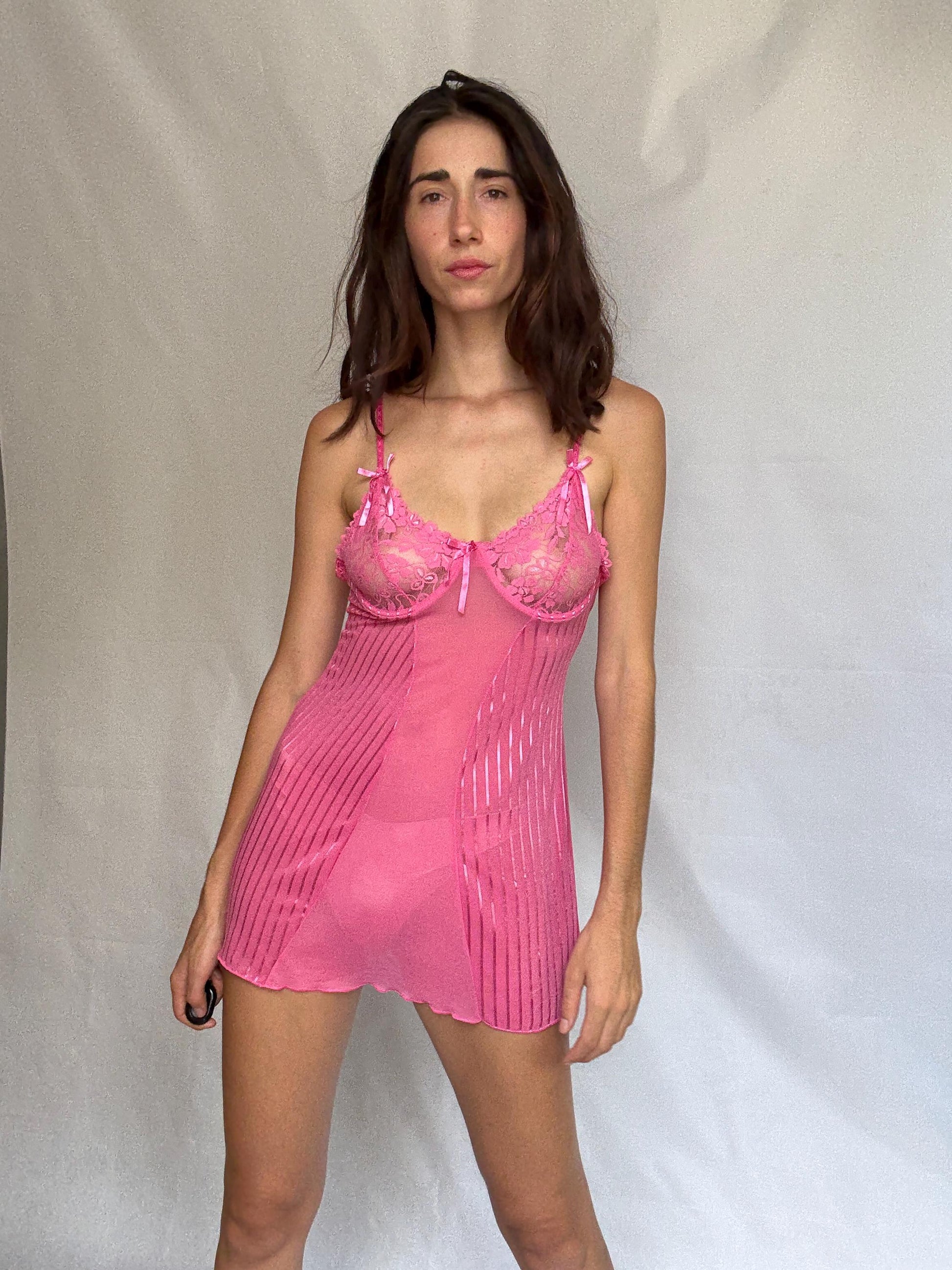 Pink Sheer Lingerie Set — additional view 14