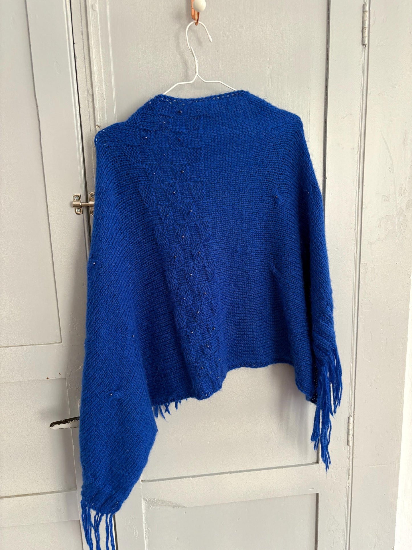 Vintage Blue Streetwear Scarf — additional view 7