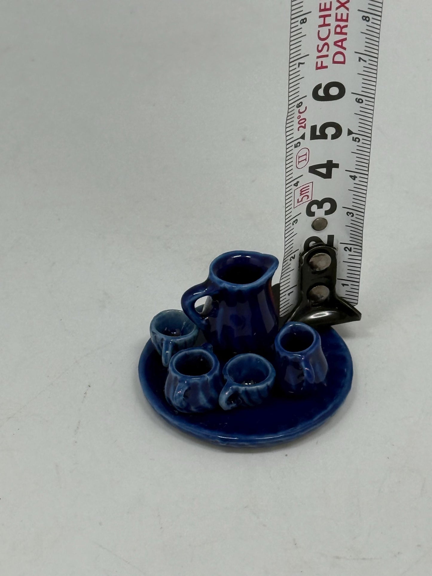 Cobalt Glaze Vintage Ceramic Tea Set — additional view 6
