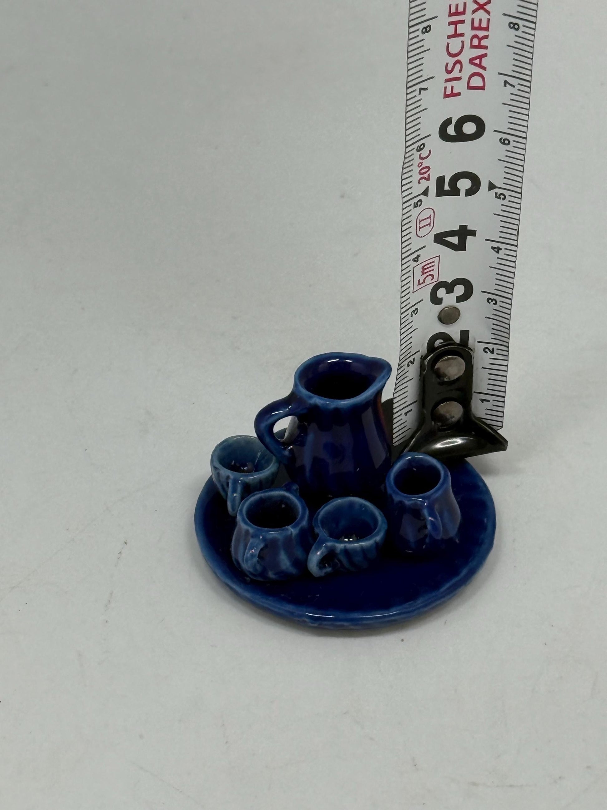 Cobalt Glaze Vintage Ceramic Tea Set — additional view 6