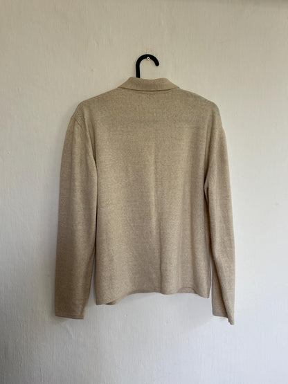 Vintage Off-White Merino Wool Vest — additional view 12