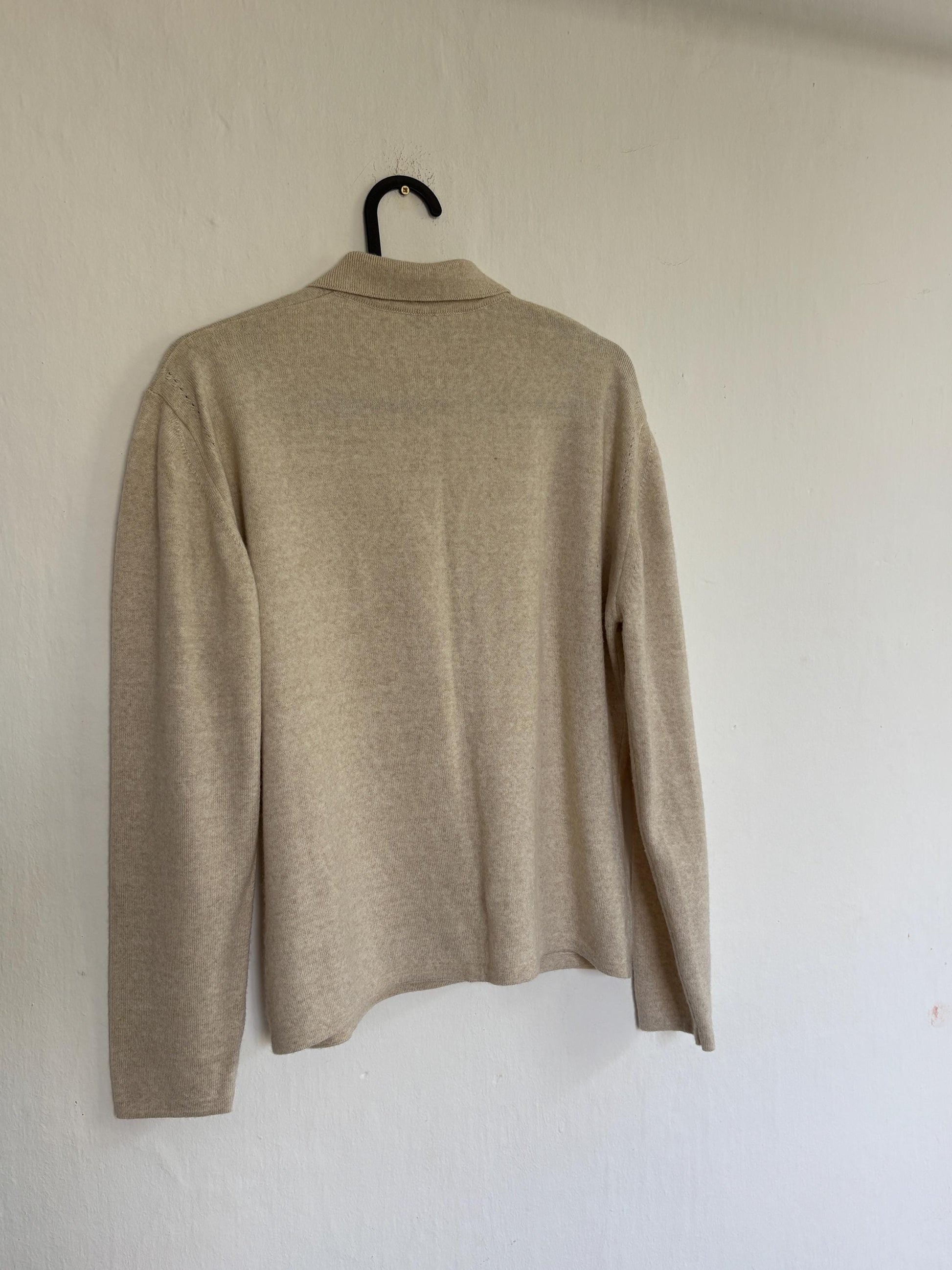 Vintage Off-White Merino Wool Vest — additional view 13